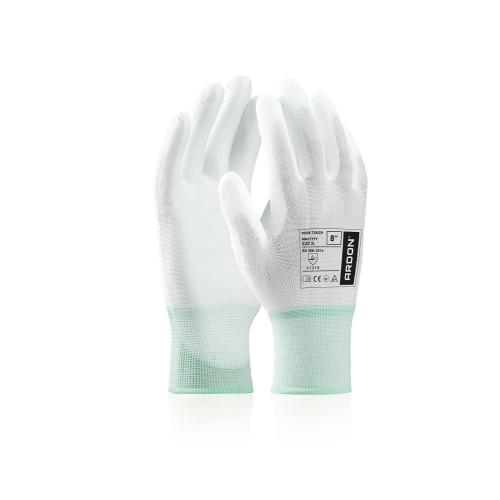 Máčené rukavice ARDON®PURE TOUCH WHITE - bílá 07