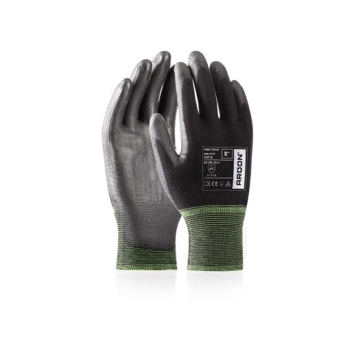 Máčené rukavice ARDON®PURE TOUCH BLACK - černá 10