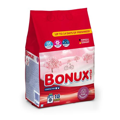 Prací prášek BONUX magnolia, 20 PD (1,4kg)