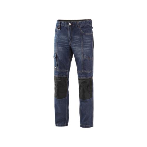 Kalhoty jeans NIMES I, pánské, modro-černé, vel. 48