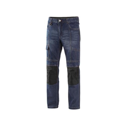 Kalhoty jeans NIMES I, pánské, modro-černé, vel. 50