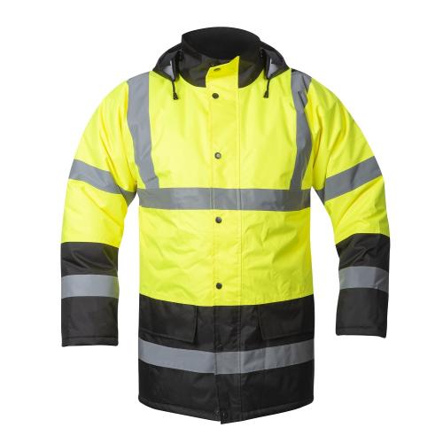 Bunda zimní hi-viz žluto-černá REF603