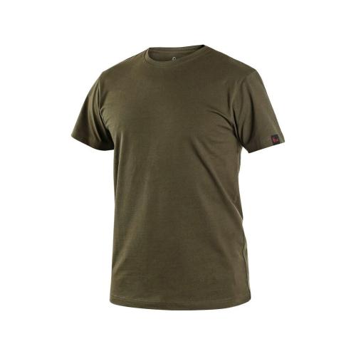 Tričko CXS NOLAN, krátký rukáv, khaki, vel. 3XL