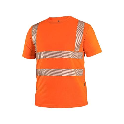 Tričko CXS BANGOR, výstražné, pánské, oranžové, vel. 3XL