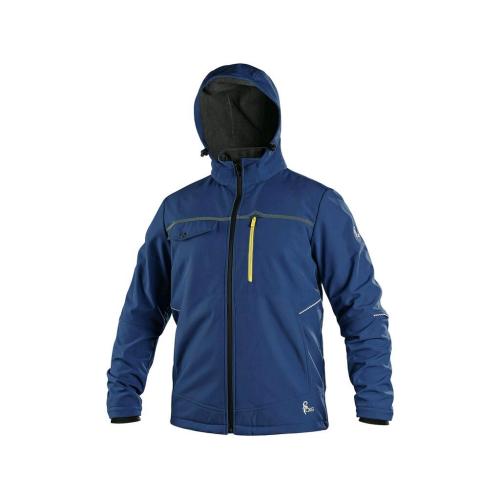 Bunda CXS STRETCH, pánská, softshell, tmavě modrá, vel. XXL