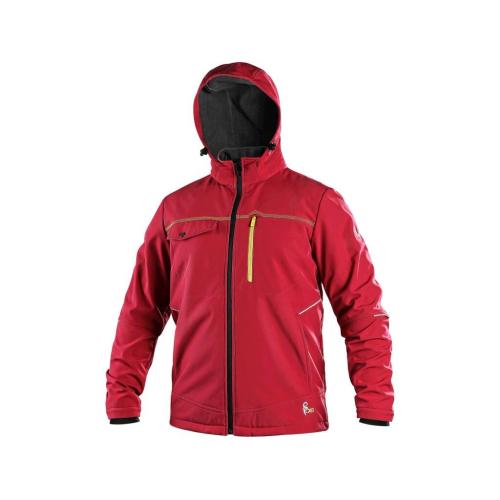 Bunda CXS STRETCH, pánská, softshell, červená, vel. 3XL