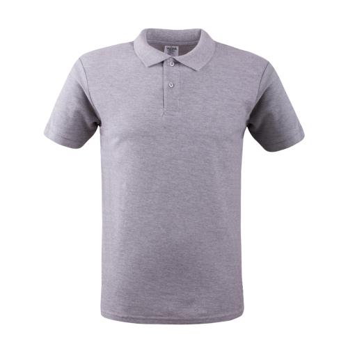 PÁNSKÉ POLO MPS180 ŠEDÁ MELANGE VEL XXXL